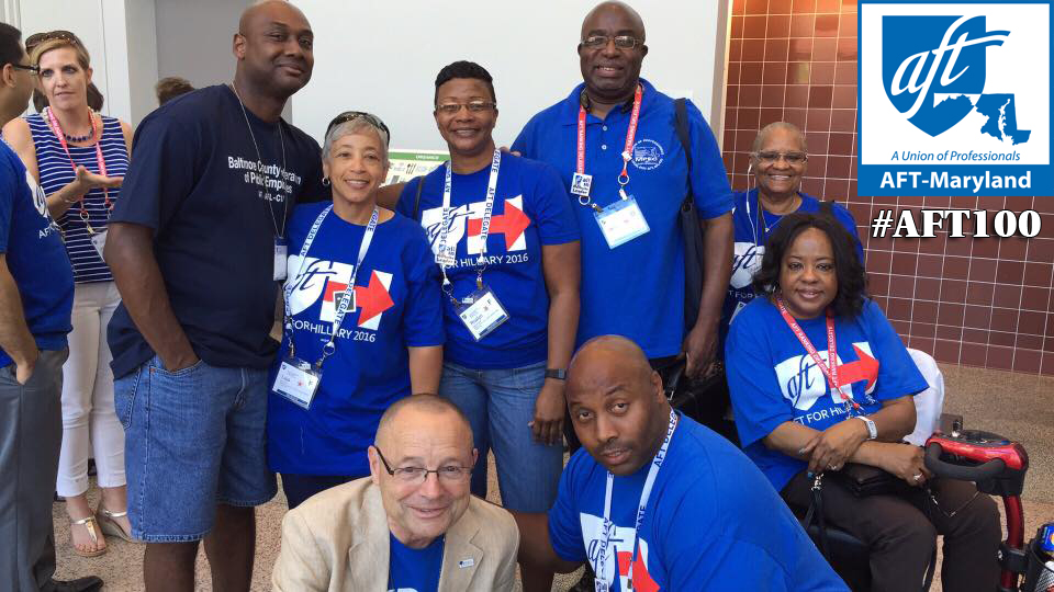 AFT Convention, Day One City Union of Baltimore Local 800