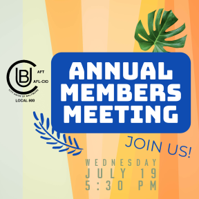 CUB Annual Member Meeting 2023