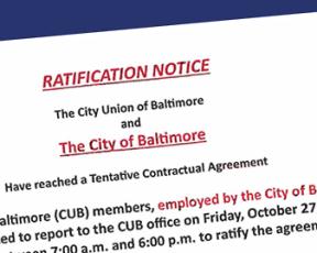 CUB Ratification Notice